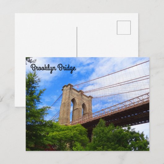 Brooklyn Bridge #1-2 Briefkaart (Voorkant / Achterkant)