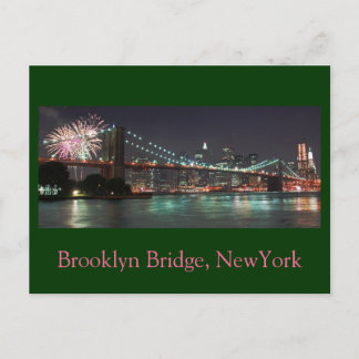 Brooklyn Bridge 2009, Brooklyn Bridge, New York Briefkaart