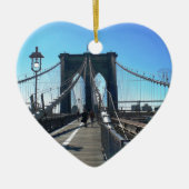 Brooklyn Bridge 2 Keramisch Ornament (Voorkant)