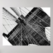 Brooklyn Bridge Abstract Poster (Voorkant)