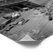 Brooklyn Bridge and Docks, 1905.  foto Poster (Hoek)