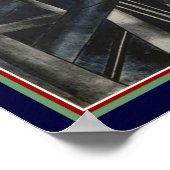 "Brooklyn Bridge" Art Deco van Stella 16x20 Poster (Hoek)