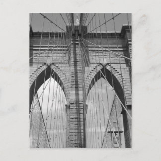 Brooklyn Bridge - B&W Briefkaart