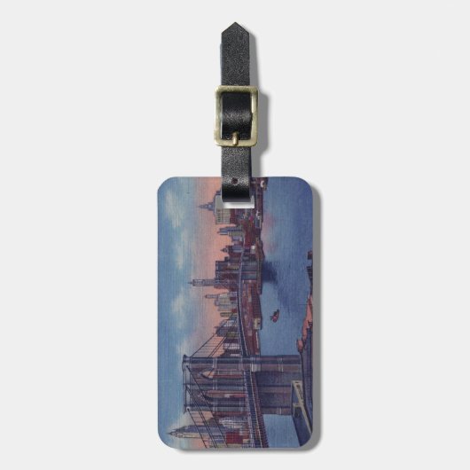 Brooklyn Bridge Bagagelabel (Voorkant verticaal)
