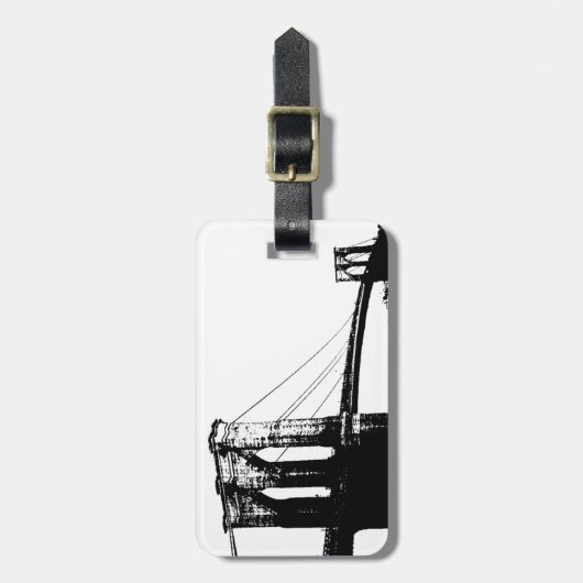  Brooklyn Bridge Bagagelabel (Voorkant verticaal)