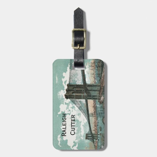 Brooklyn Bridge Bagagelabel (Voorkant verticaal)