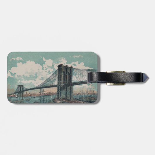 Brooklyn Bridge Bagagelabel (Achterkant horizontaal)