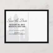 Brooklyn Bridge Bewaar de datum Aankondigingskaart (Achterkant)