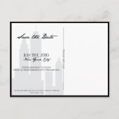 Brooklyn Bridge Bewaar de datum Aankondigingskaart (Achterkant)