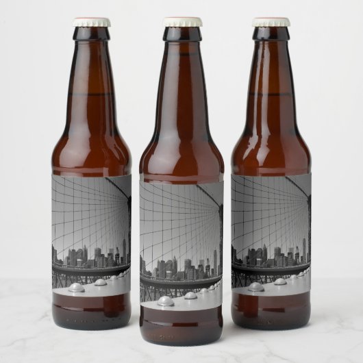 Brooklyn bridge bier etiket (Flessen)