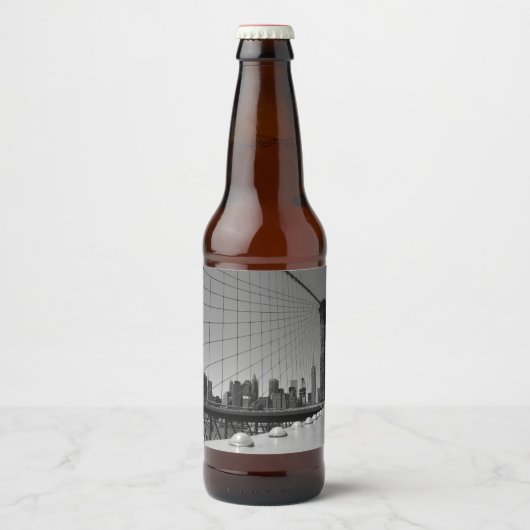Brooklyn bridge bier etiket (Voorkant)