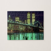 Brooklyn Bridge bij nacht Legpuzzel (Horizontaal)