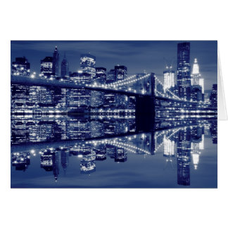 Brooklyn Bridge bij nacht, New York City