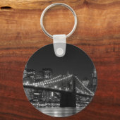 Brooklyn Bridge Black/White Sleutelhanger (Voorkant)