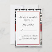 Brooklyn Bridge Blk Wht Houndstooth RSVP 1 Kaartje (Achterkant)