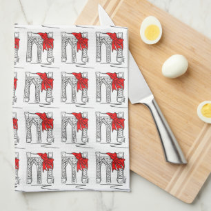 Brooklyn Bridge Bow NYC Christmas Holiday Landmark Theedoek