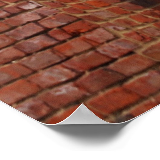 Brooklyn Bridge Brick Arch Poster (Hoek)