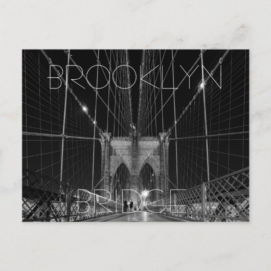 Brooklyn Bridge Briefkaart (Voorkant)