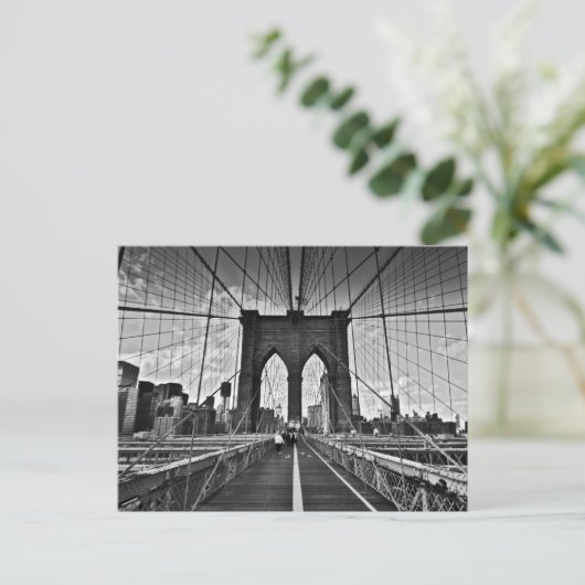 Brooklyn Bridge Briefkaart (Staand voorkant)