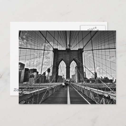 Brooklyn Bridge Briefkaart (Voorkant / Achterkant)