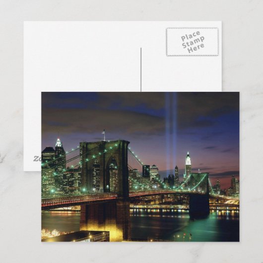 Brooklyn Bridge Briefkaart (Voorkant / Achterkant)