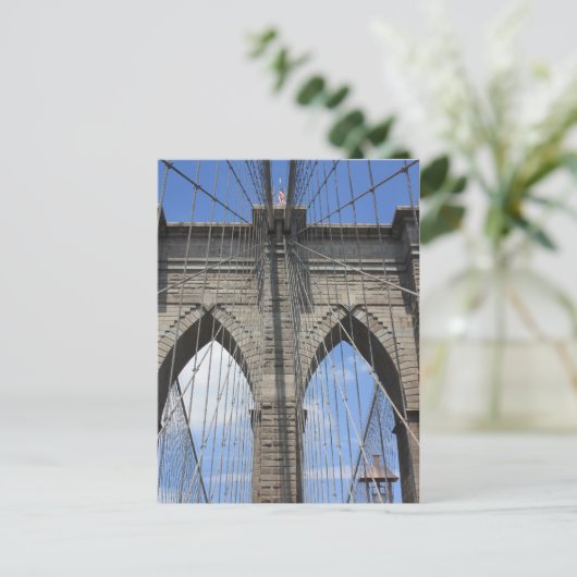 Brooklyn Bridge Briefkaart (Staand voorkant)