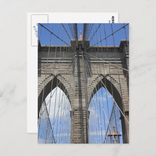 Brooklyn Bridge Briefkaart (Voorkant / Achterkant)