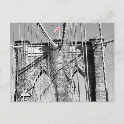 Brooklyn Bridge Briefkaart (Voorkant)