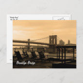 Brooklyn Bridge Briefkaart (Voorkant / Achterkant)