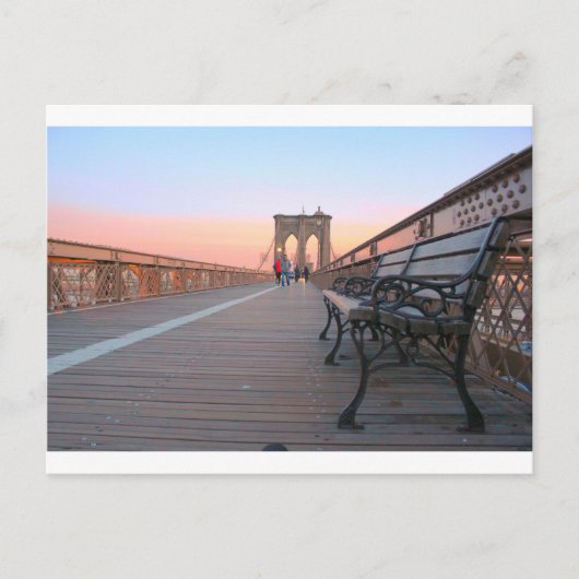 Brooklyn Bridge Briefkaart (Voorkant)