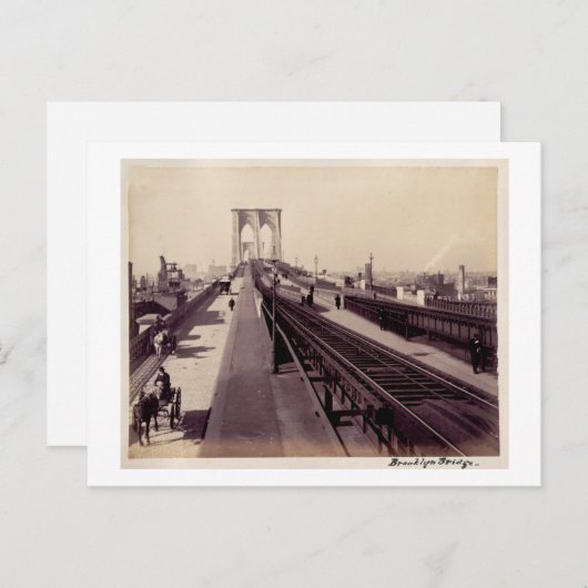  Brooklyn Bridge Briefkaart (Voorkant / Achterkant)