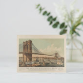 Brooklyn Bridge Briefkaart (Staand voorkant)