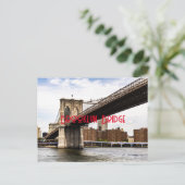Brooklyn Bridge Briefkaart (Staand voorkant)