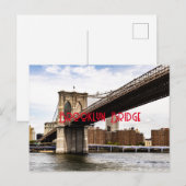 Brooklyn Bridge Briefkaart (Voorkant / Achterkant)