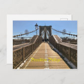 Brooklyn Bridge briefkaart (Voorkant / Achterkant)