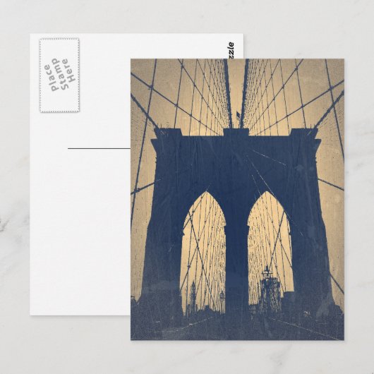 Brooklyn Bridge Briefkaart (Voorkant / Achterkant)