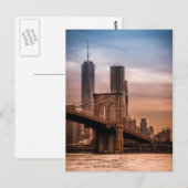 Brooklyn Bridge Briefkaart (Voorkant / Achterkant)