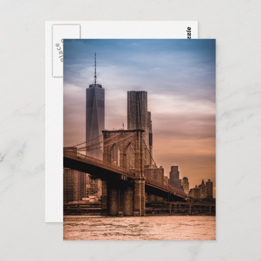 Brooklyn Bridge Briefkaart (Voorkant / Achterkant)