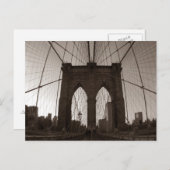 Brooklyn Bridge Briefkaart (Voorkant / Achterkant)