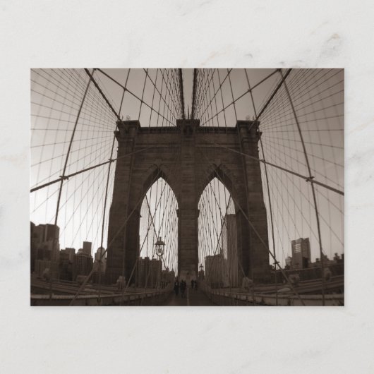 Brooklyn Bridge Briefkaart (Voorkant)