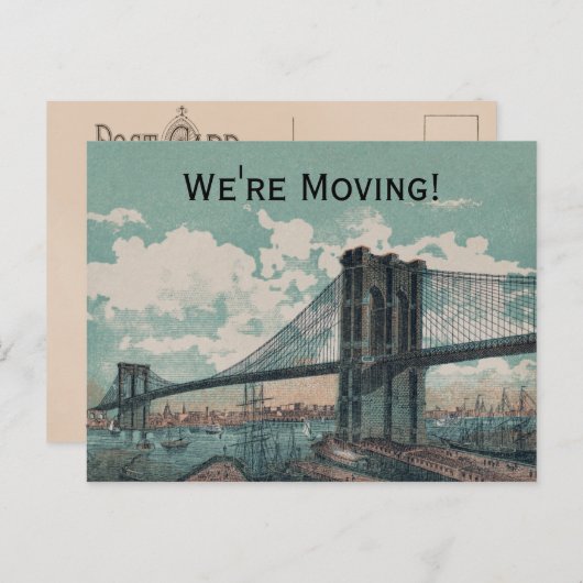 Brooklyn Bridge Briefkaart (Voorkant / Achterkant)