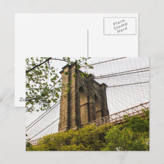 Brooklyn Bridge Briefkaart (Voorkant / Achterkant)