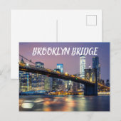 Brooklyn Bridge Briefkaart (Voorkant / Achterkant)