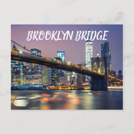 Brooklyn Bridge Briefkaart (Voorkant)