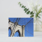 Brooklyn Bridge Briefkaart (Staand voorkant)