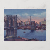  Brooklyn Bridge Briefkaart (Voorkant)