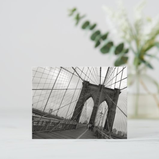 Brooklyn Bridge Briefkaart (Staand voorkant)
