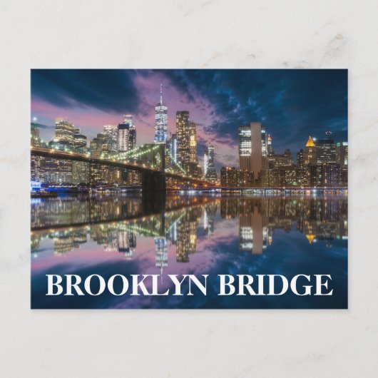 Brooklyn Bridge Briefkaart (Voorkant)