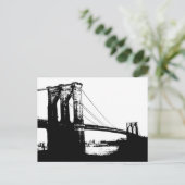  Brooklyn Bridge Briefkaart (Staand voorkant)