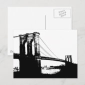  Brooklyn Bridge Briefkaart (Voorkant / Achterkant)